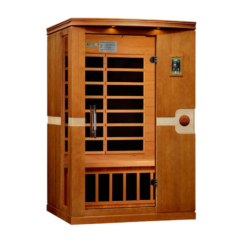 Golden Designs  2 Person Low EMF Far IR Sauna  - DYN-6210-01