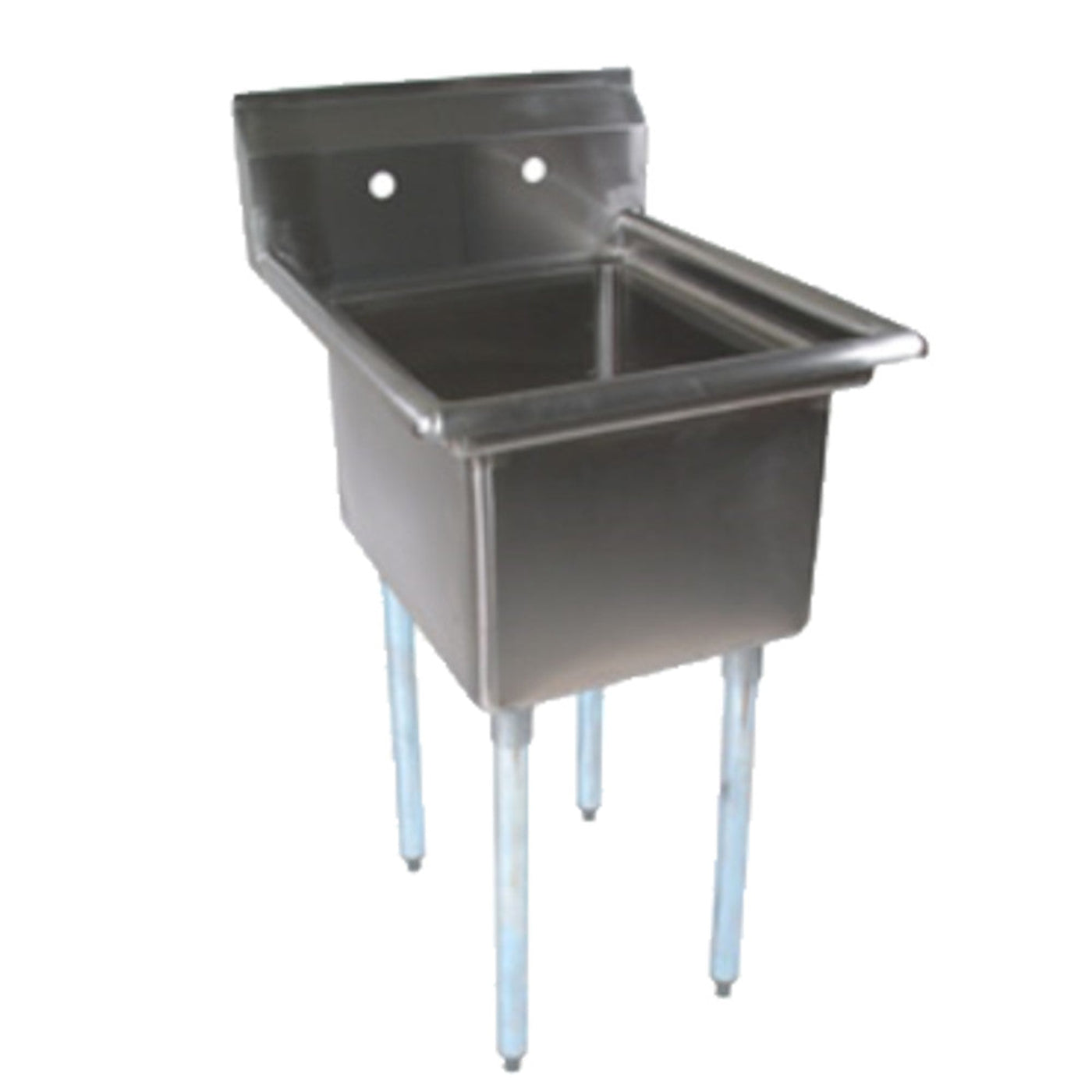 John Boos E1S8-24-14 E-Series Sink with One 24" x 24" x 14" Compartment - JBE1S82414