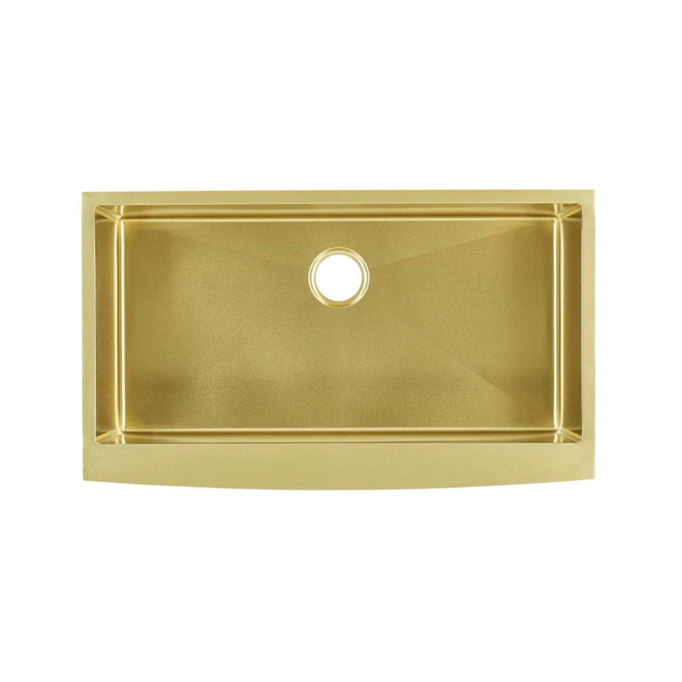 Swiss Madison Rivage 36 x 21 Stainless Steel, Single Basin, Farmhouse Kitchen Sink with Apron in Gold - SM-KS761G