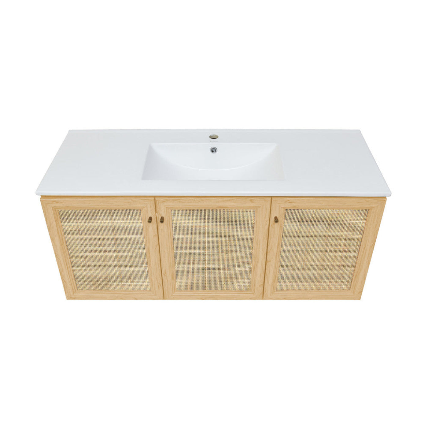 Swiss Madison Classe 48" Wall-Mounted Bathroom Vanity in Natural Oak - SM-BV2807NO