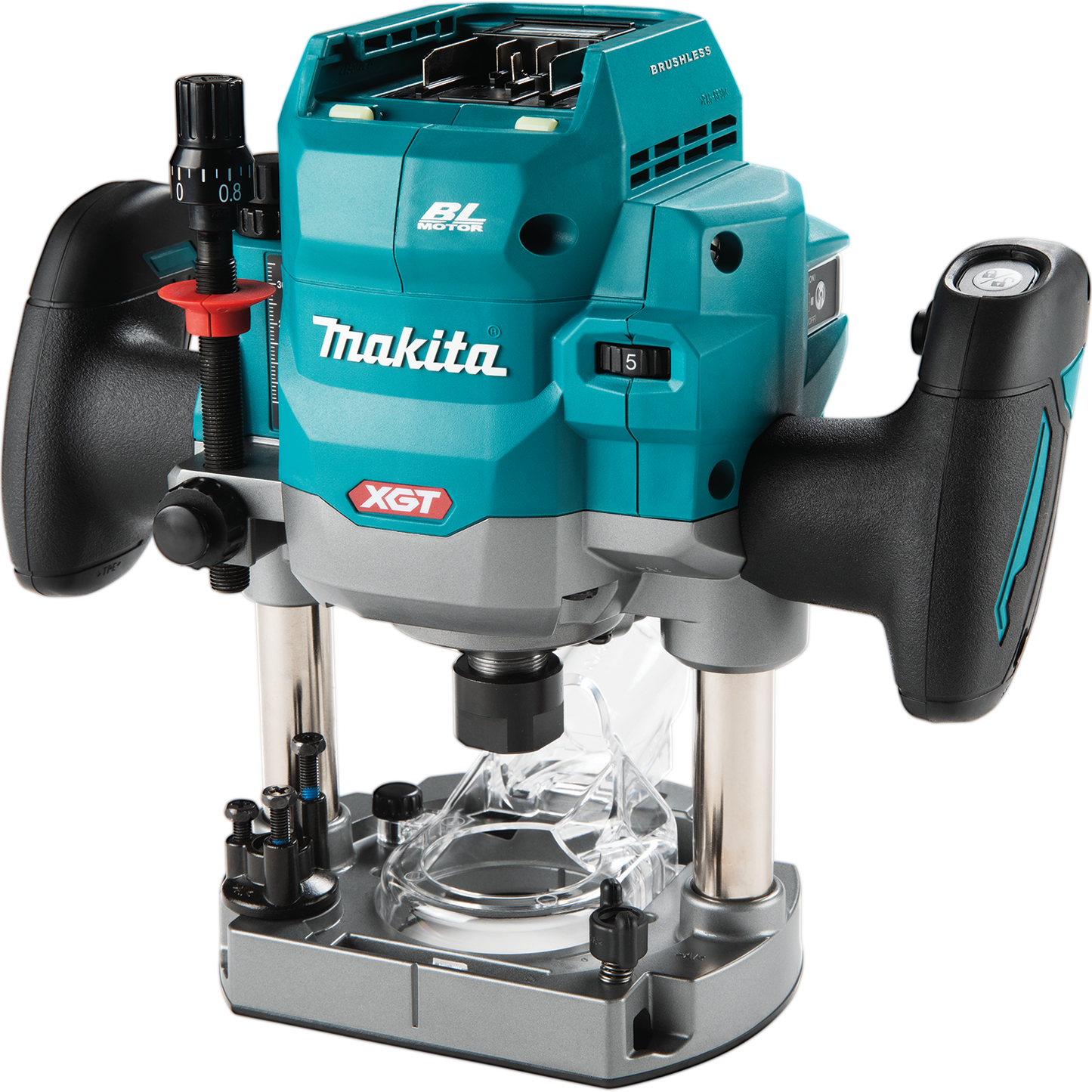 Makita GPR01Z 40V max XGT Brushless Cordless 2‑1/4 HP Plunge Router, Tool Only - GPR01Z