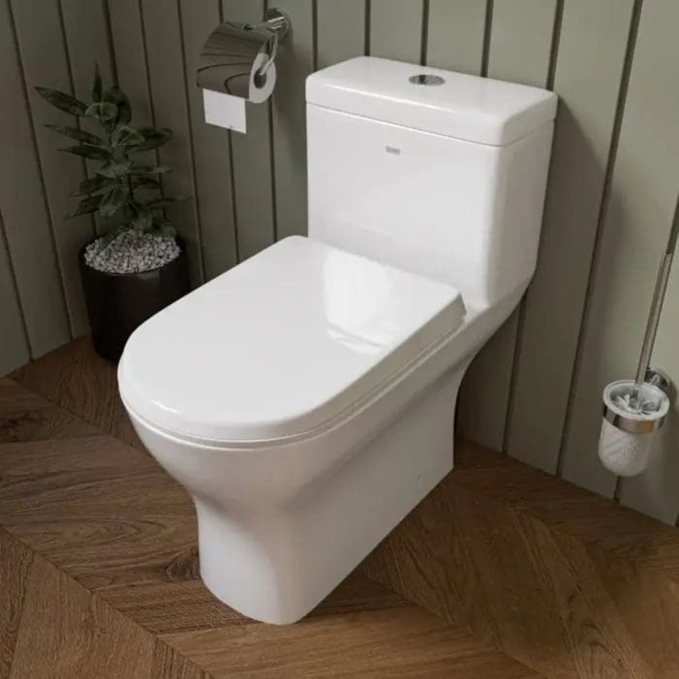 GREE EAGO Dual Flush One Piece Eco-Friendly High Efficiency Low Flush Ceramic Toilet - TB353