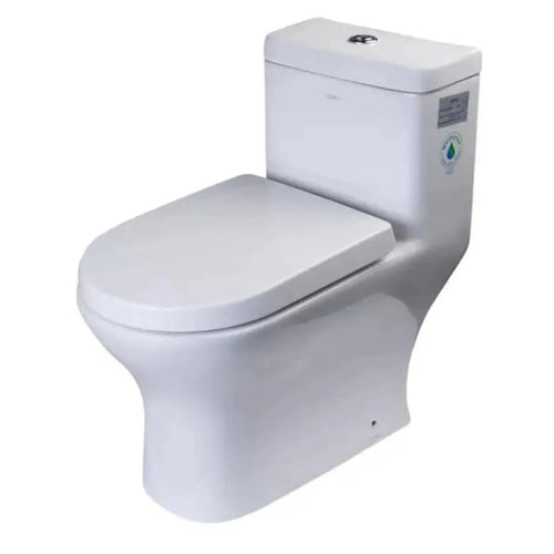 GREE EAGO Dual Flush One Piece Eco-Friendly High Efficiency Low Flush Ceramic Toilet - TB353