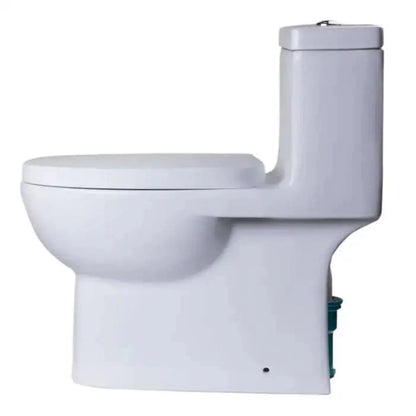 EAGO Dual Flush One Piece Eco-Friendly High Efficiency Low Flush Ceramic Toilet - TB359