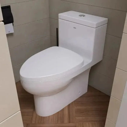EAGO Dual Flush One Piece Eco-Friendly High Efficiency Low Flush Ceramic Toilet - TB359