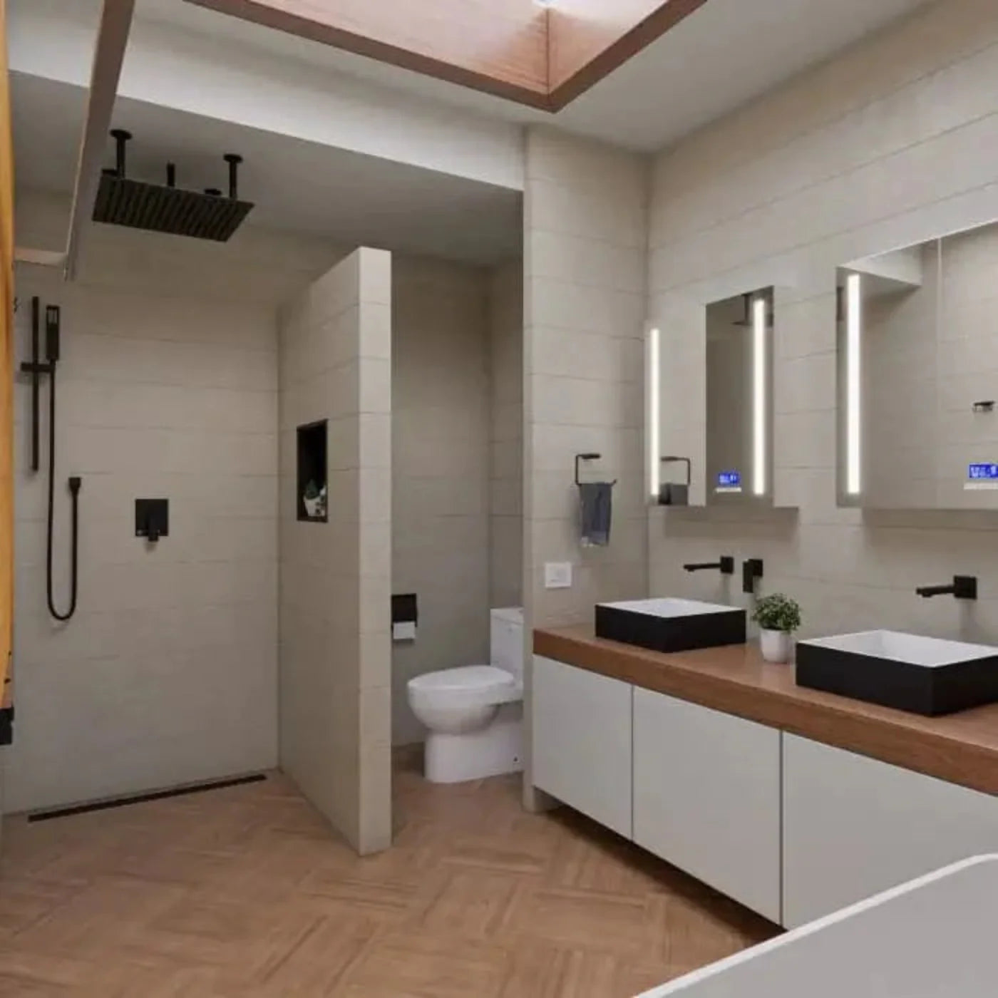 EAGO Dual Flush One Piece Eco-Friendly High Efficiency Low Flush Ceramic Toilet - TB359