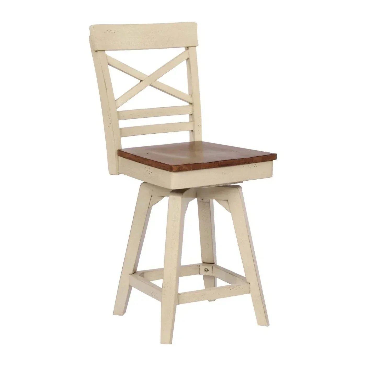 ECI Furniture Choices X Back Bartstool Height with Acacia Finished Seat 2pcs - 0737-20-CS1