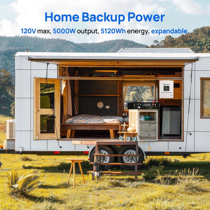 Eco Battery Home Backup Power Bundle with 48V 100ah Battery and 10kW Inverter - L13NK10KSR48100B-4