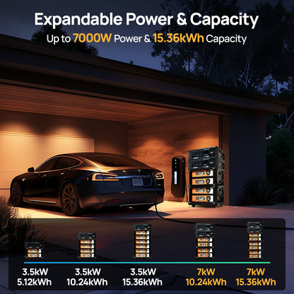 Eco Battery  SL3500 stackable power station - US-L02NK35KWUSL50DDCN-1