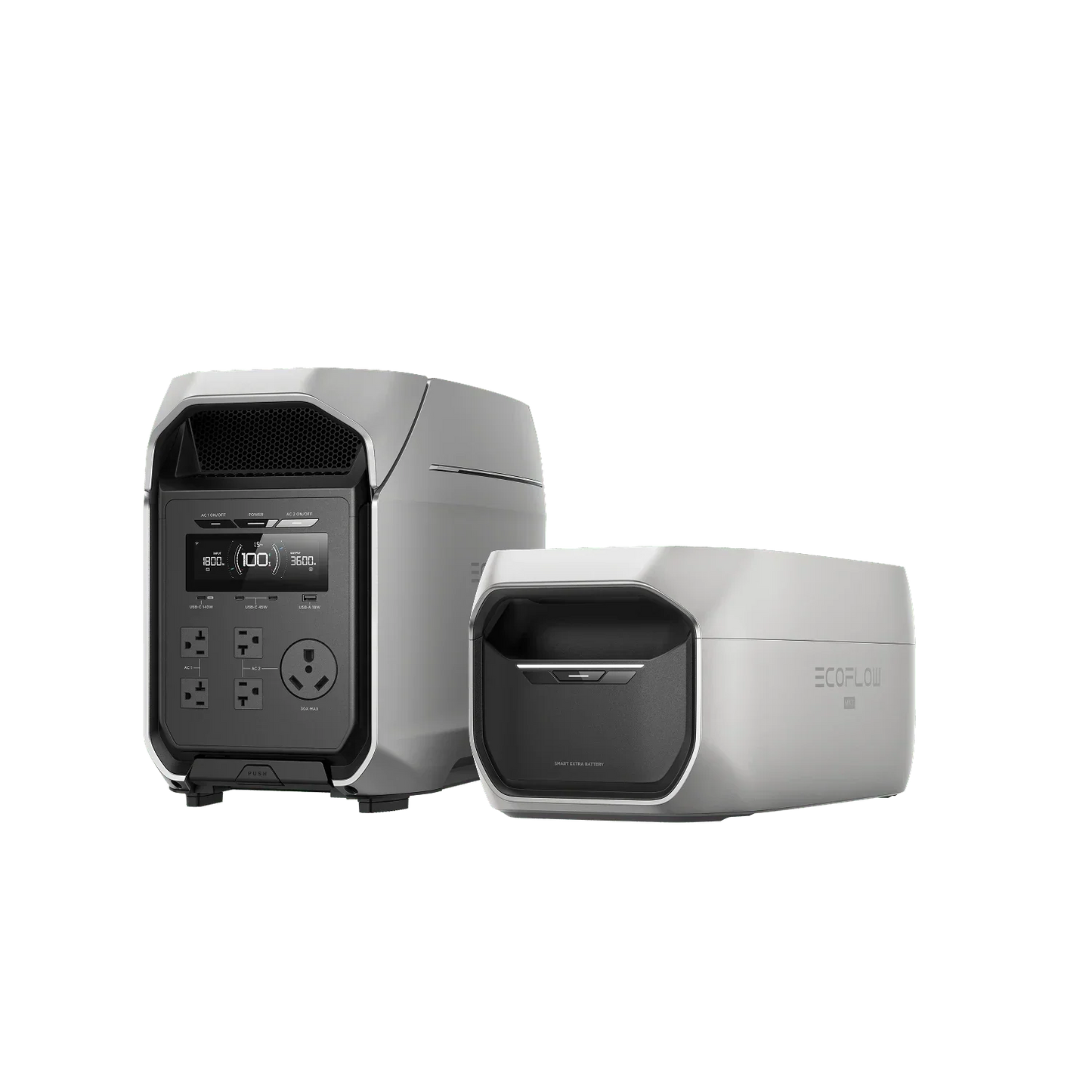 Aurora Generators 3 Ultra Plus Portable Power Station (3072Wh) + DELTA 3 Max Plus Smart Extra Battery - D3UP-D3MPEB