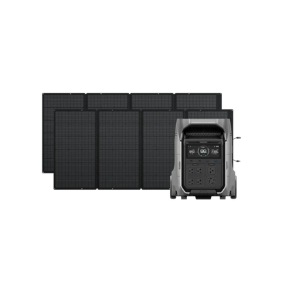 Aurora Generators  Pro 3 + 2* Ecoflow Solar Panel - PowerGen USA - DP3-400W2