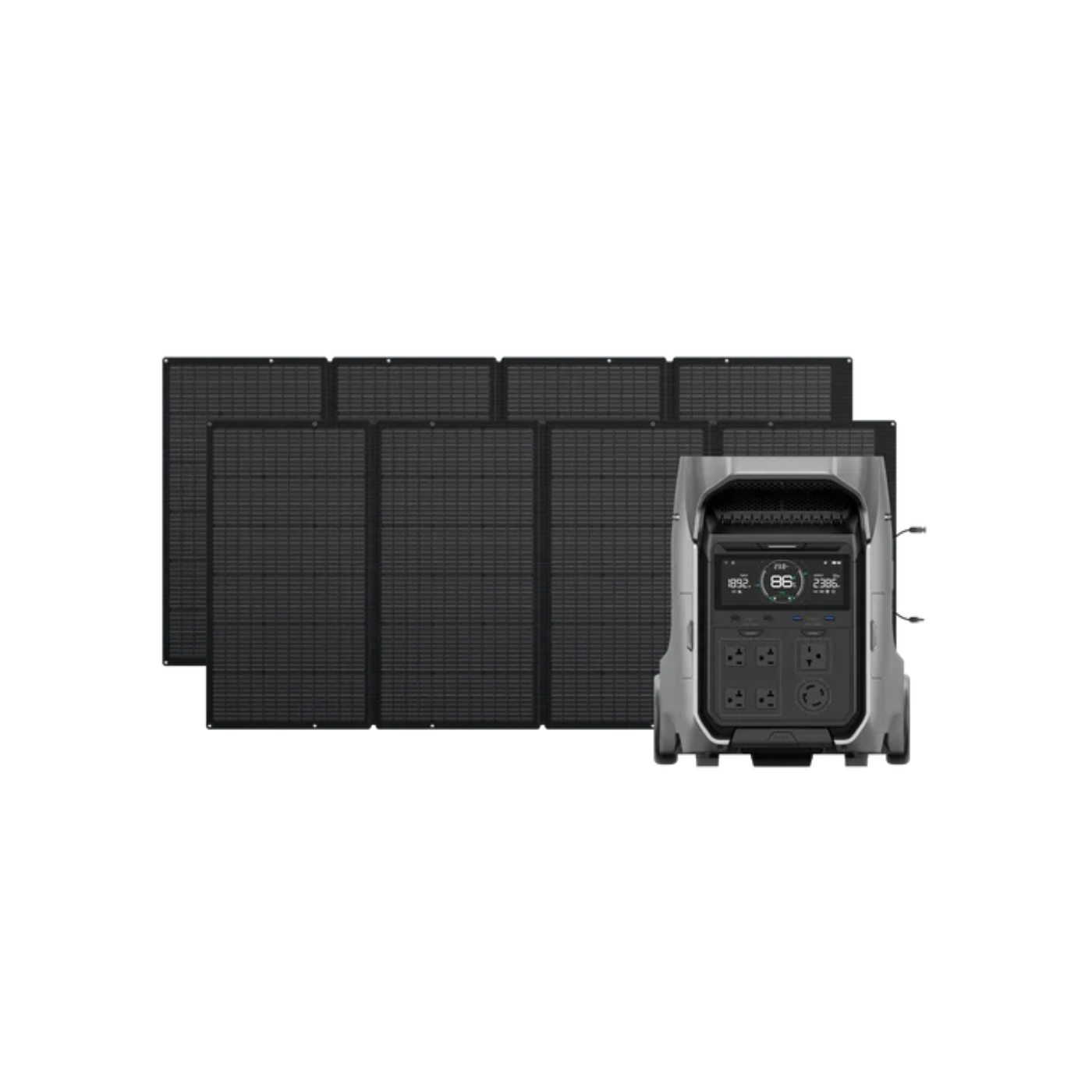 Aurora Generators  Pro 3 + 2* Ecoflow Solar Panel - PowerGen USA - DP3-400W2