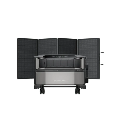 Aurora Generators  Ultra (Inverter + 1* Battery) + 400W Solar Panel |PowerGen USA - EFDPU-BP-400w-US