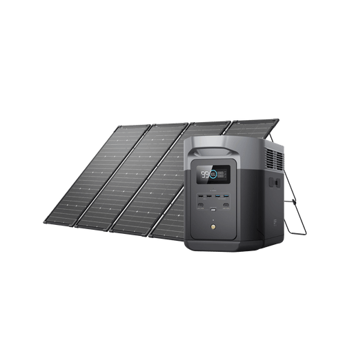 EcoFlow DELTA 2 Max + 500W Solar Kit - D2M-125W-4