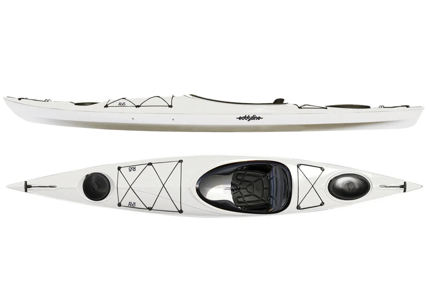 Eddyline Rio 140 Kayak - EDDYK-RIO140~WHITE
