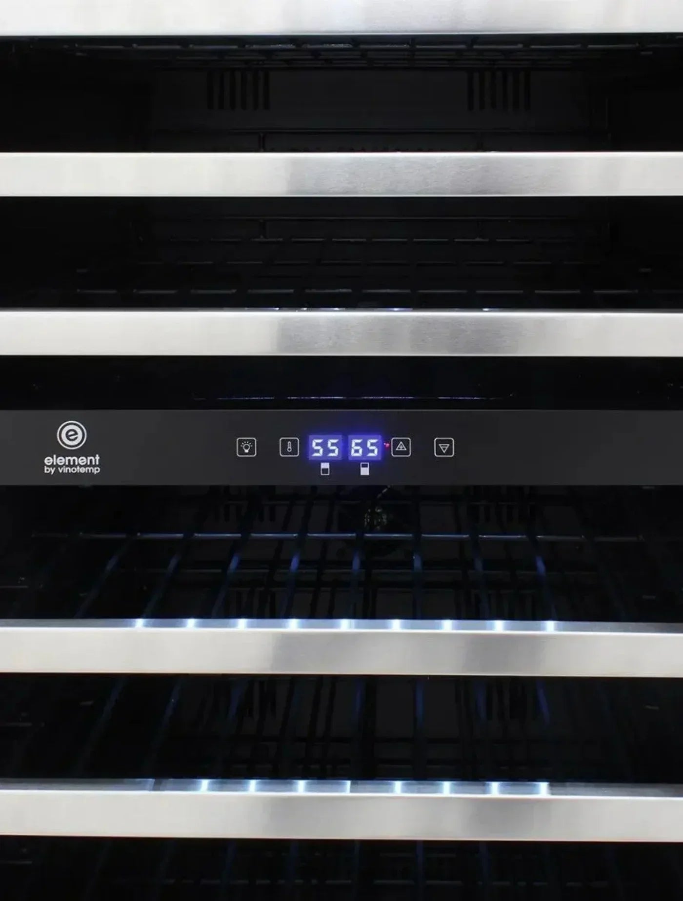 Vinotemp Dual-Zone Wine Cooler - EL-142SDST