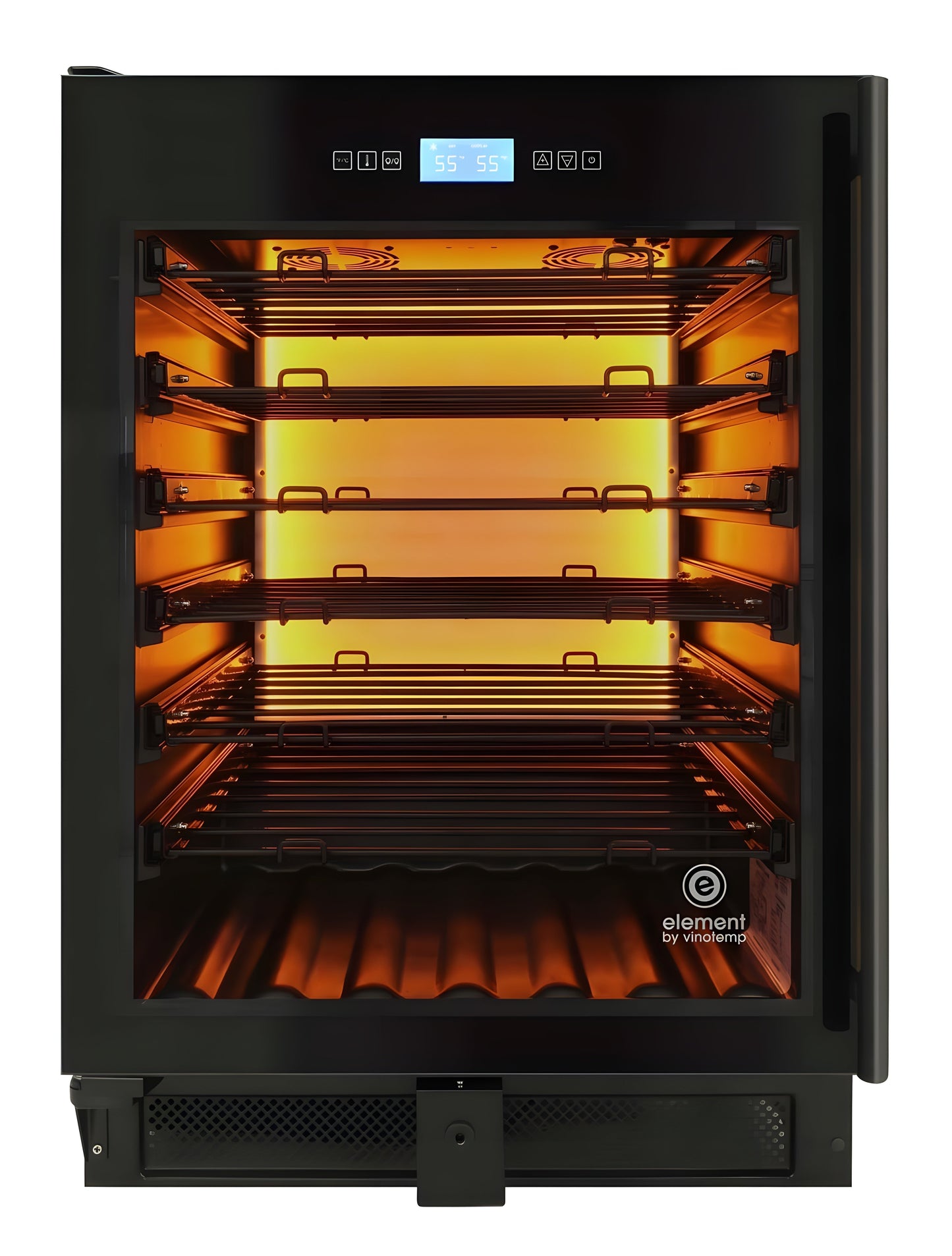 Vinotemp 41-Bottle Single-Zone Wine Cooler (Black) - Left Hinge - EL-WCU110-02