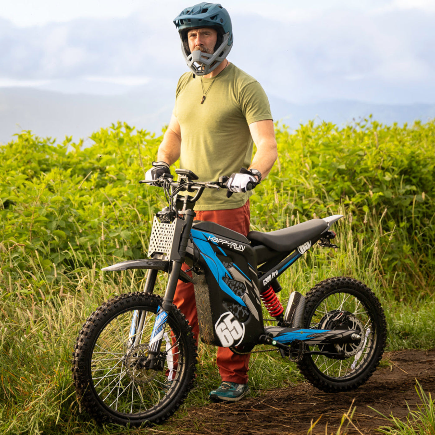 HappyRun 6500W High Performance 50 MPH G300 Pro E-Bike - G300Pro