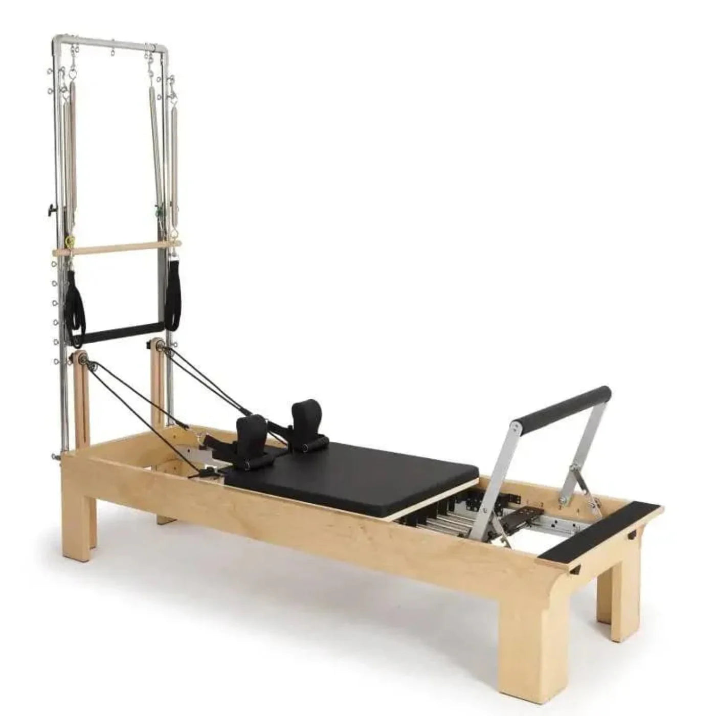 GREE Elina Pilates Wood Pilates Physio Reformer with Tower  - ELN 300005
