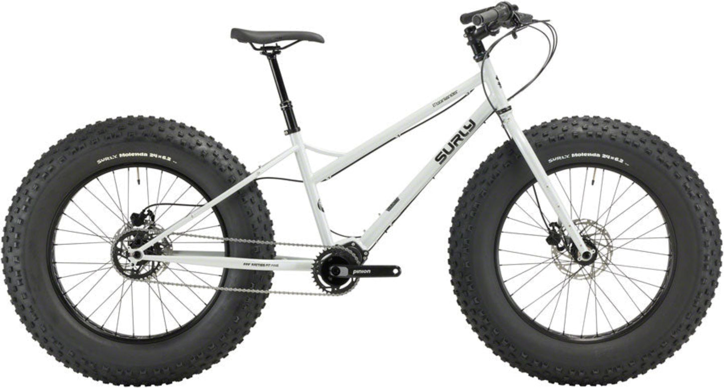 NEW Surly Moonlander Fat Tire Bike - 24", Steel, Lunar Dust Gray - 210000058878