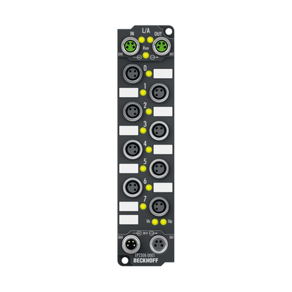 Beckhoff EtherCAT Box, 4DI/4DO, 24 V DC, 0.5 A, M8 Connectors - EP2308-0001