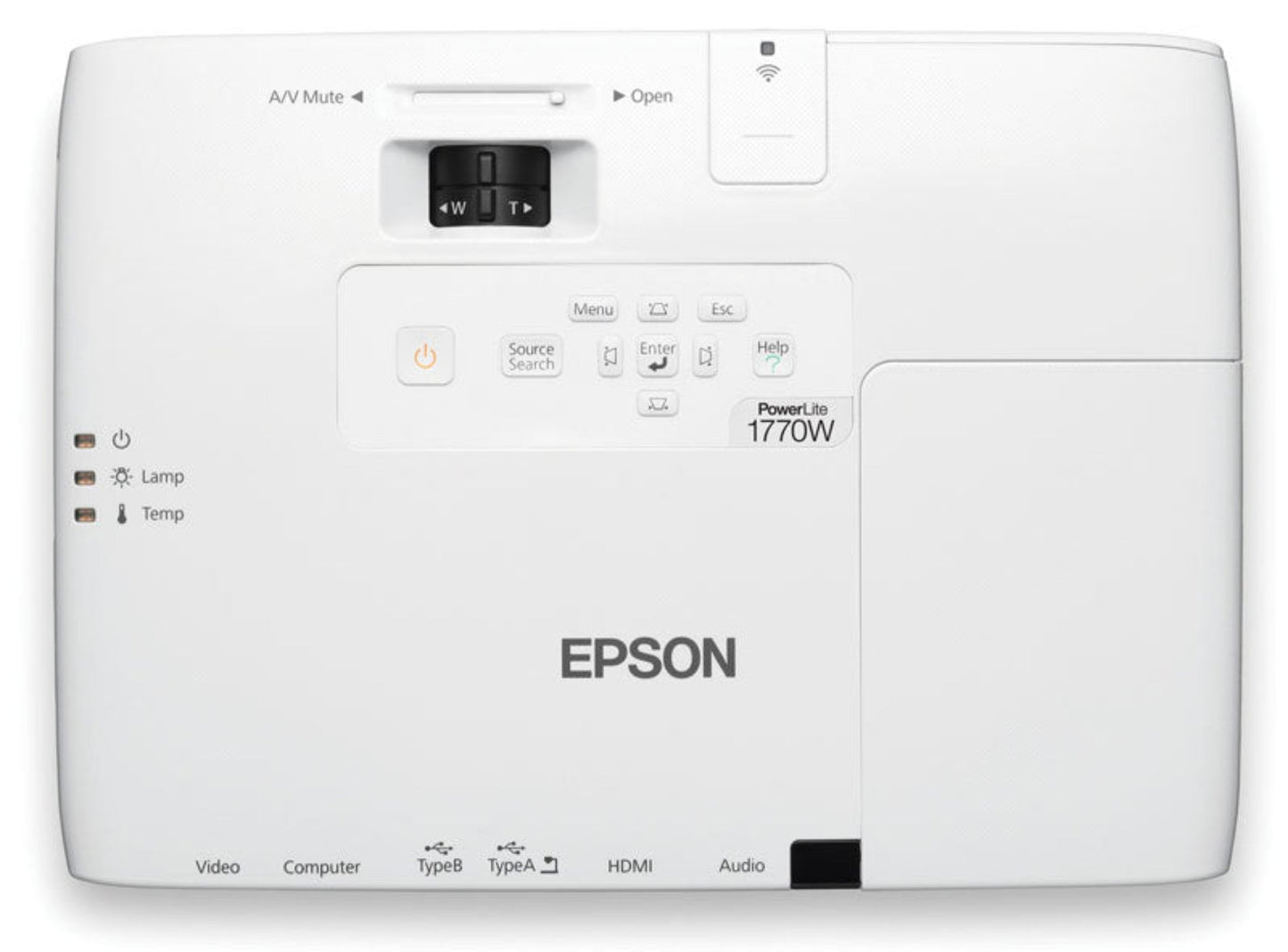 Epson PowerLite 1770W 3LCD Projector V11H362020 - V11H362020