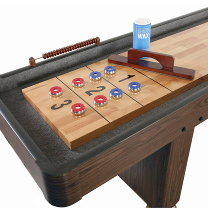 Hathaway Challenger Walnut 9ft Shuffleboard Table - BG1205