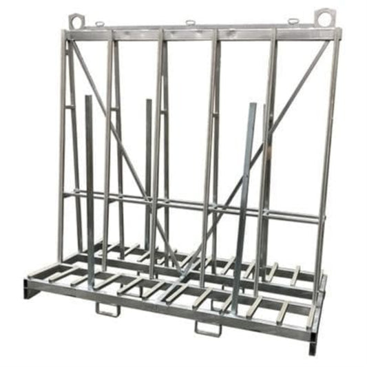 Weha Extra Tall A Frame Double Sided Transport Cart 92" X 43" X 94" - 143363