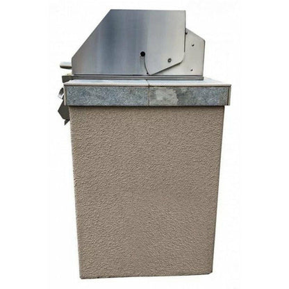 KOKOMO Panama 4' BBQ Island with 4 Burner Built In BBQ Grill - PANAMA