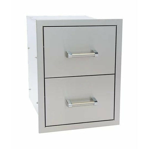 KoKoMo Outdoor Kitchen Stainless Steel Double Drawer - KO-DD12