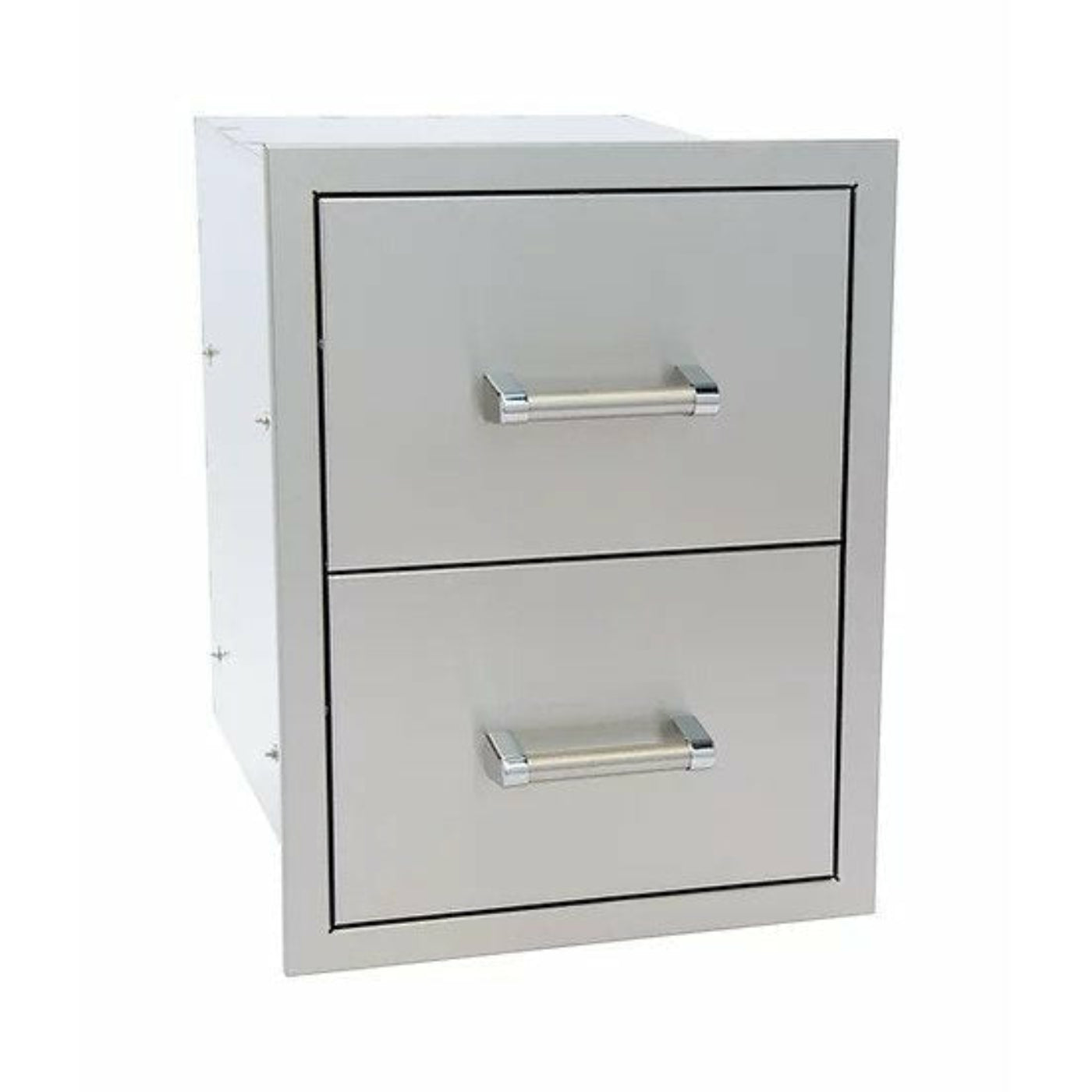 KoKoMo Outdoor Kitchen Stainless Steel Double Drawer - KO-DD12