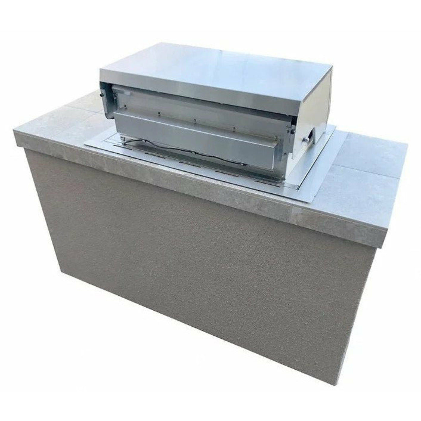 KOKOMO The Cayman 5' BBQ Island with 4 Burner Built In BBQ Grill - CAYMAN