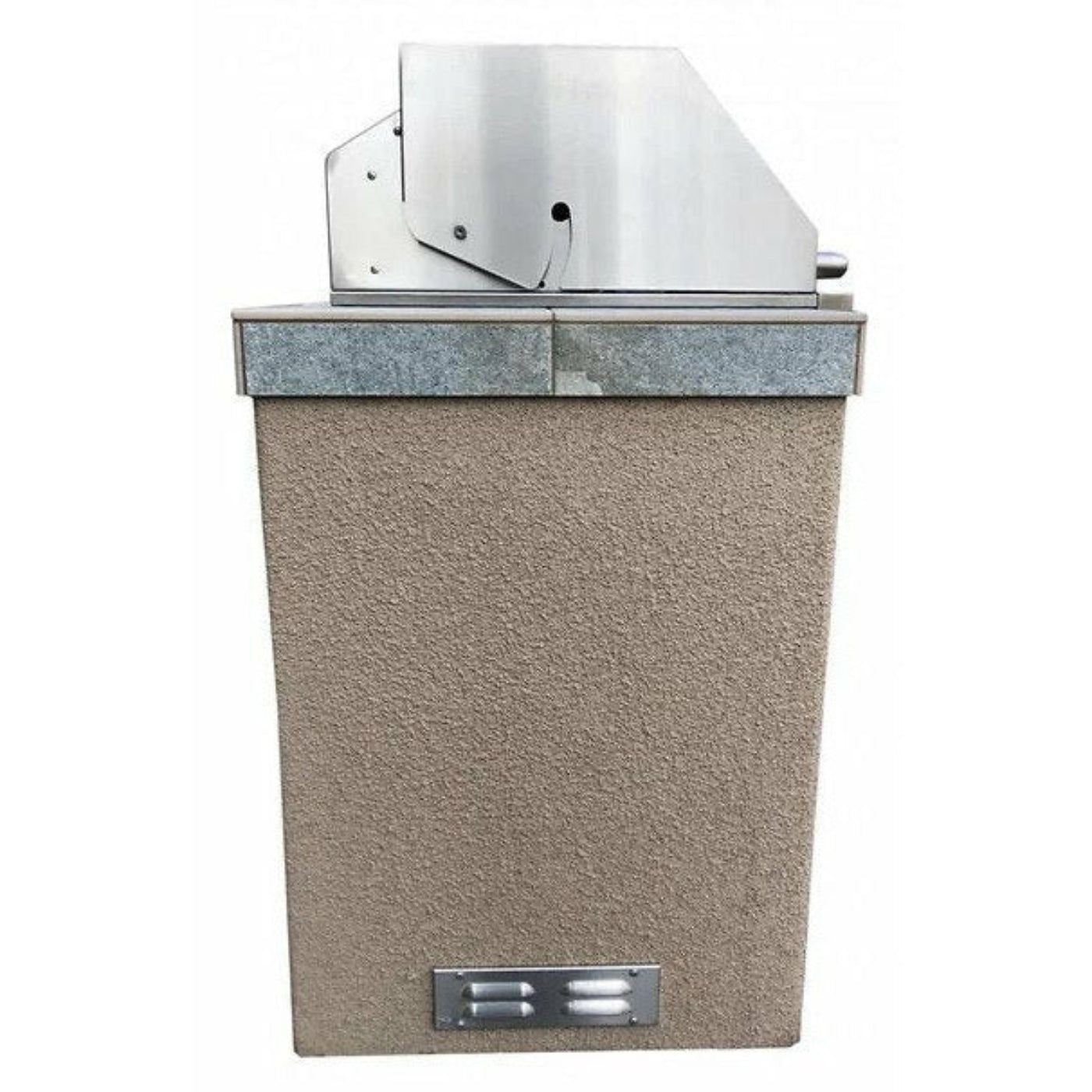 KOKOMO Panama 4' BBQ Island with 4 Burner Built In BBQ Grill - PANAMA