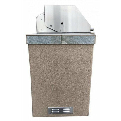 KOKOMO Panama 4' BBQ Island with 4 Burner Built In BBQ Grill - PANAMA