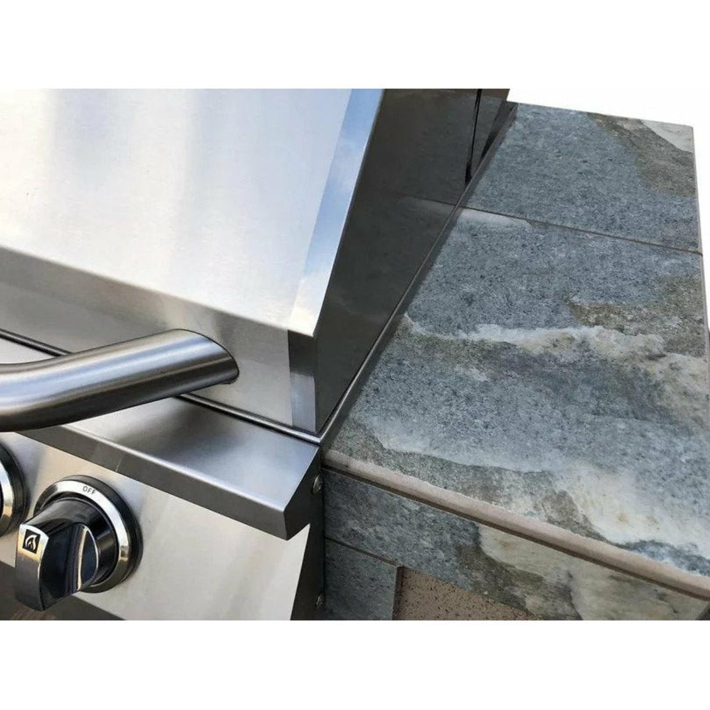KOKOMO Panama 4' BBQ Island with 4 Burner Built In BBQ Grill - PANAMA