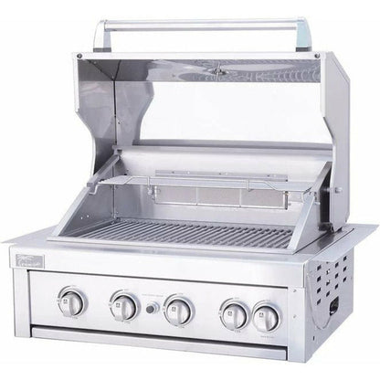 KOKOMO The Cayman 5' BBQ Island with 4 Burner Built In BBQ Grill - CAYMAN