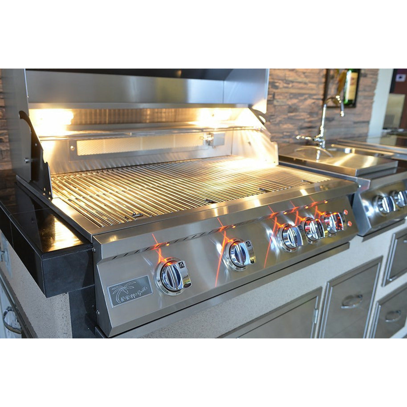 KoKoMo 32” Professional Built in Gas Grill - KO-BAK4BG-PRO