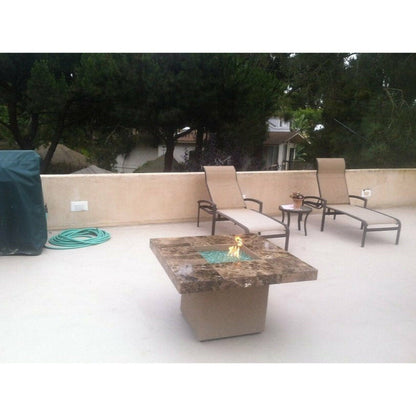 KOKOMO Jamaica Fire Table with fire-glass