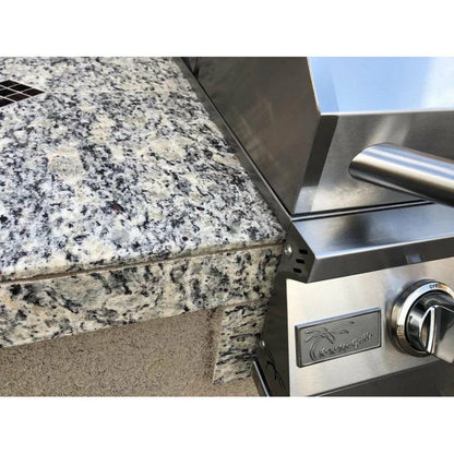 KOKOMO The 5' Maldives BBQ Island with Built In 4 Burner BBQ Grill and Access Door - MALDIVES