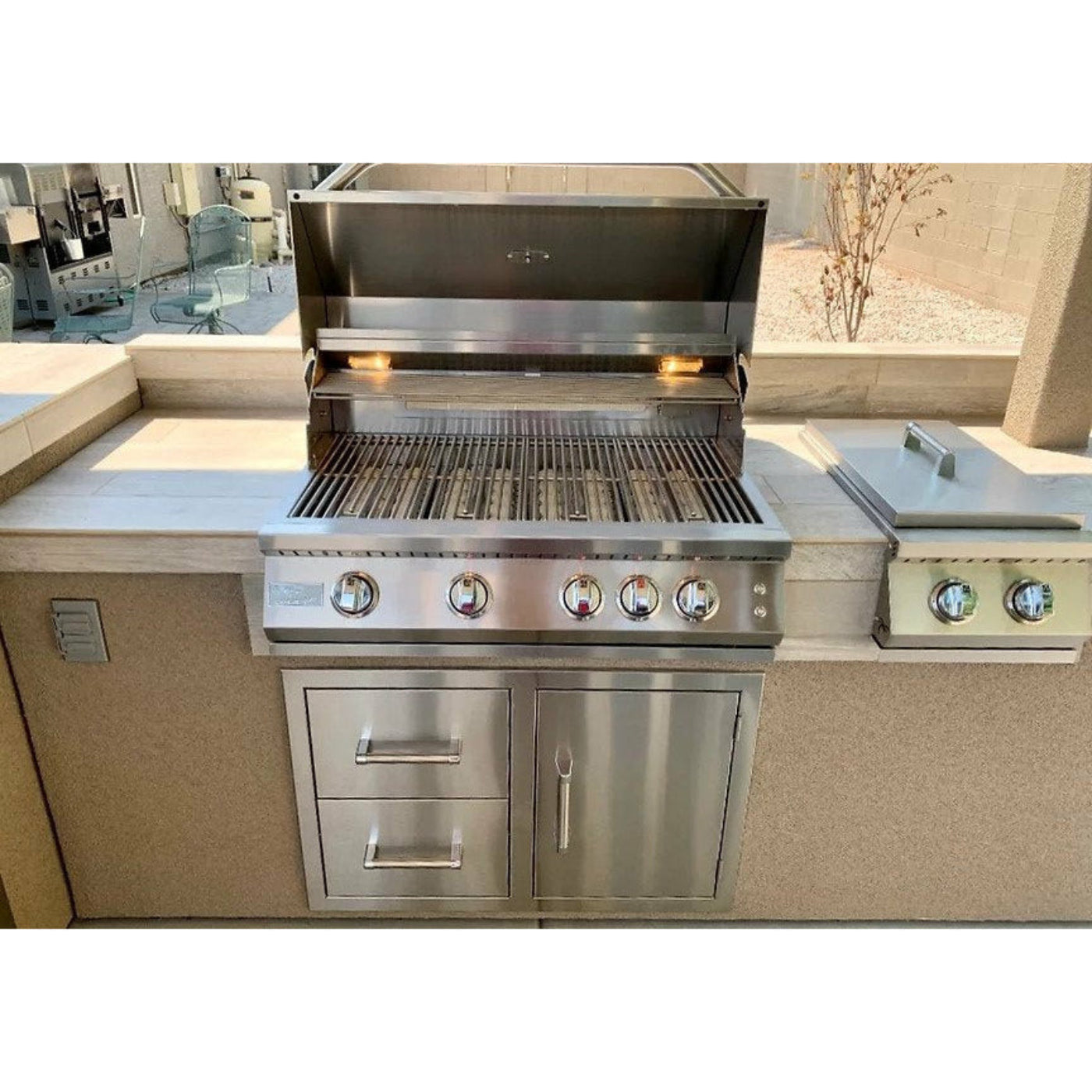 KOKOMO Outdoor Kitchen Stainless Steel Two Drawer - One Door Combo - KO-ALPDC