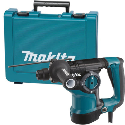 Makita 1-1/8" Rotary Hammer, accepts SDS-PLUS bits, 3-mode, var. spd., reversible, L.E.D. Light, case - HR2811F