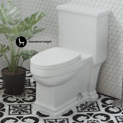Swiss Madison Voltaire One-Piece Elongated Toilet Side Flush 1.28 gpf - SM-1T114