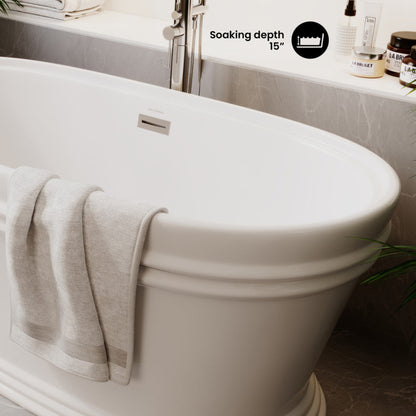 Swiss Madison Santorini 60" Freestanding Tub - SM-FB591