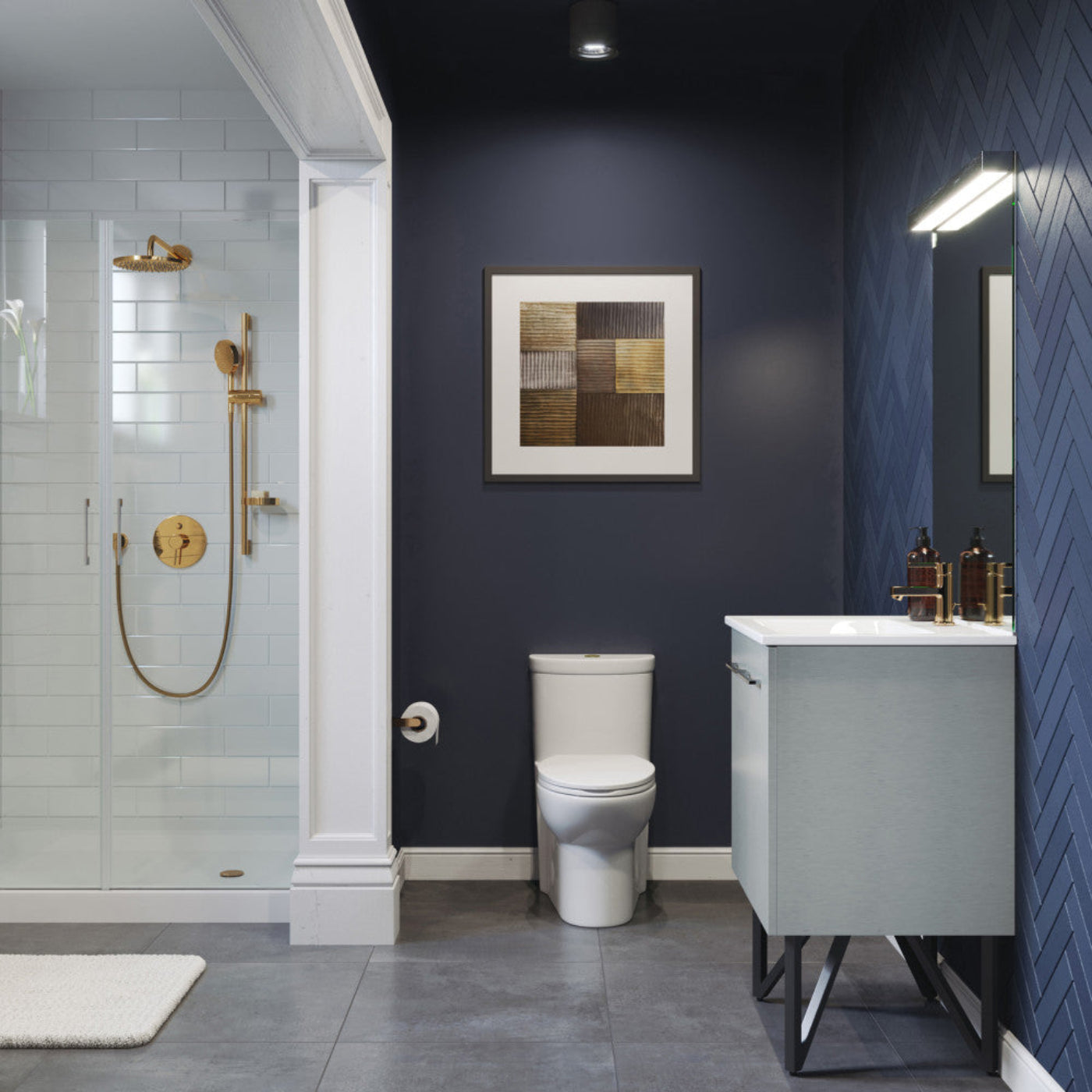 Swiss Madison Sublime One Piece Elongated Toilet Dual Flush, Brushed Gold Hardware 1.1/1.6 gpf - SM-1T205HG