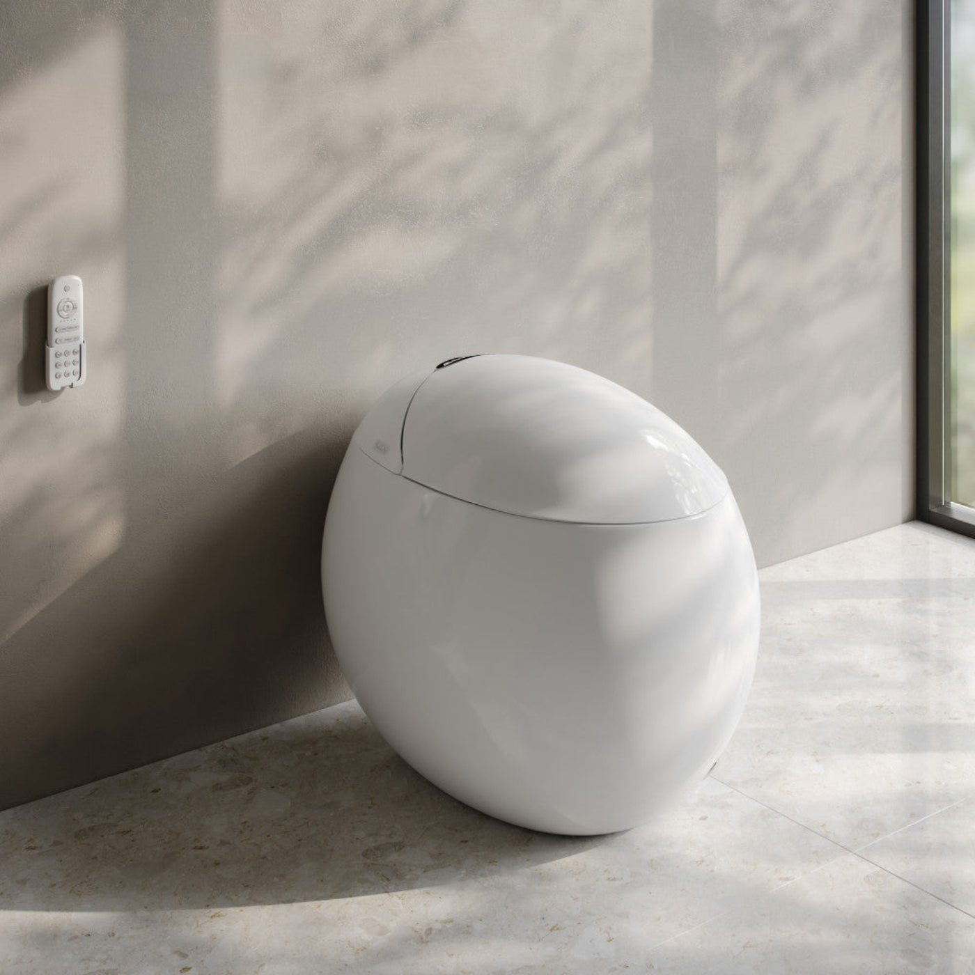 Swiss Madison Plaisir Smart One-Piece 1.28 GPF Single Flush Toilet in Glossy White - SM-ST0701GW