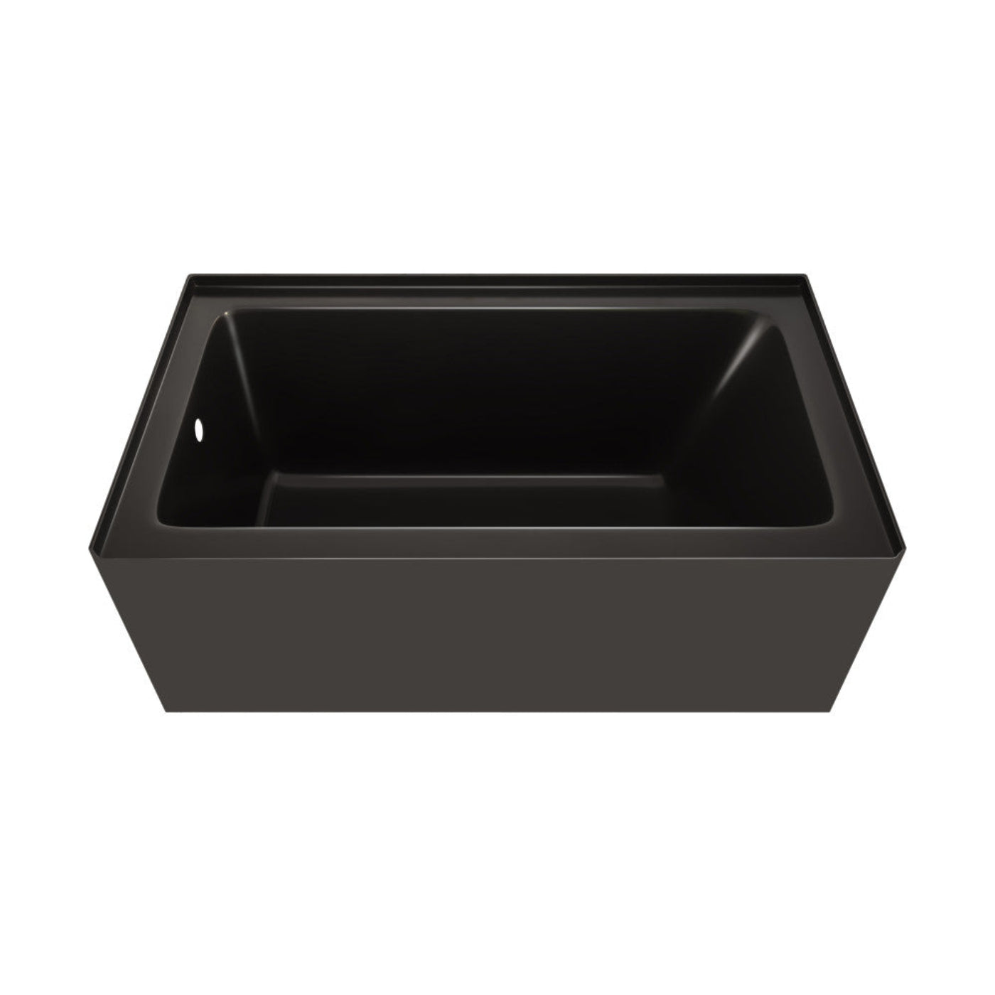 Char-Griller Voltaire 54 x 30 Skirted Left Drain Soaking Apron Bathtub in Glossy Black -1769836461710_171