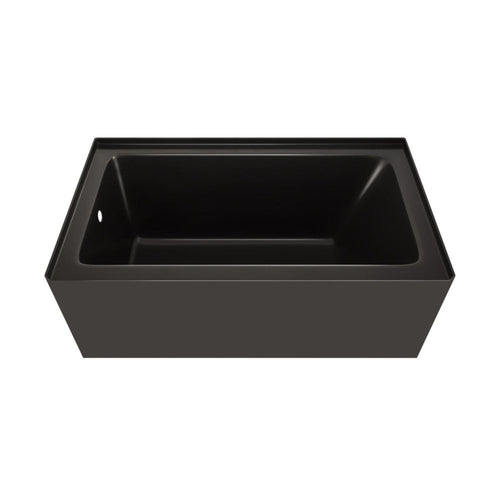 Char-Griller Voltaire 54 x 30 Skirted Left Drain Soaking Apron Bathtub in Glossy Black -1769836461710_171