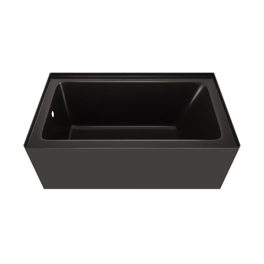 Char-Griller Voltaire 54 x 30 Skirted Left Drain Soaking Apron Bathtub in Glossy Black -1769836461710_171
