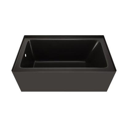 Char-Griller Voltaire 54 x 30 Skirted Left Drain Soaking Apron Bathtub in Glossy Black -1769836461710_171