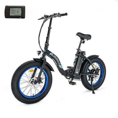 Char-Griller ECOTRIC 20" Powerful 500W Folding Electric Bicycle Fat Tire Alloy Frame 36V/12.5 - 1769759181520_130